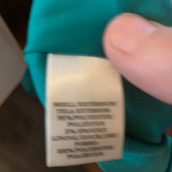 AnnTaylor jade green belted dress. Worn a‎ couple of times - Picture 5 of 5